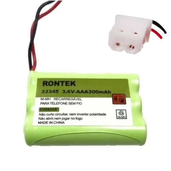 Imagem de Bateria Recarregável 3,6V 300mah AAA NI-MH ML Intelbras