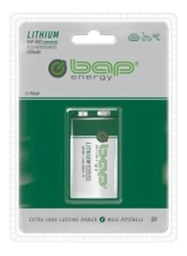 Imagem de Bateria Recarregável 9 V Bap-690 Lithiun 450mah 500 Recargas