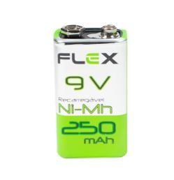 Imagem de Bateria Recarregavél 9V 250mAh - FLEX