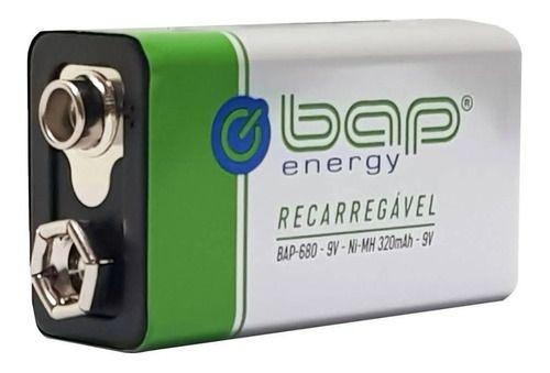 Imagem de Bateria Recarregável 9v 320mah Bap Cartela 1 Unidade