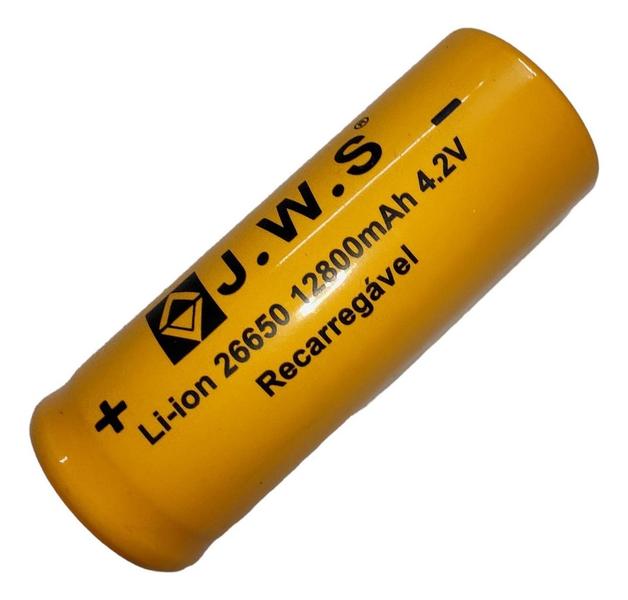 Imagem de Bateria Recarregável Jws Original 26650 4,2v Para Lanterna Tática T9 P90 P50 12800mah  super