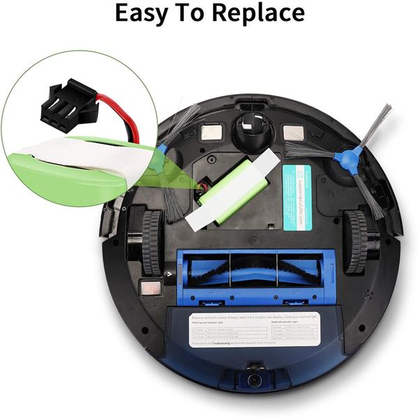 Imagem de Bateria Recarregável Li-ion 14.4V 2600mAh para Robôs Aspiradores Deebot, Eufy, RoboVac, Amarey