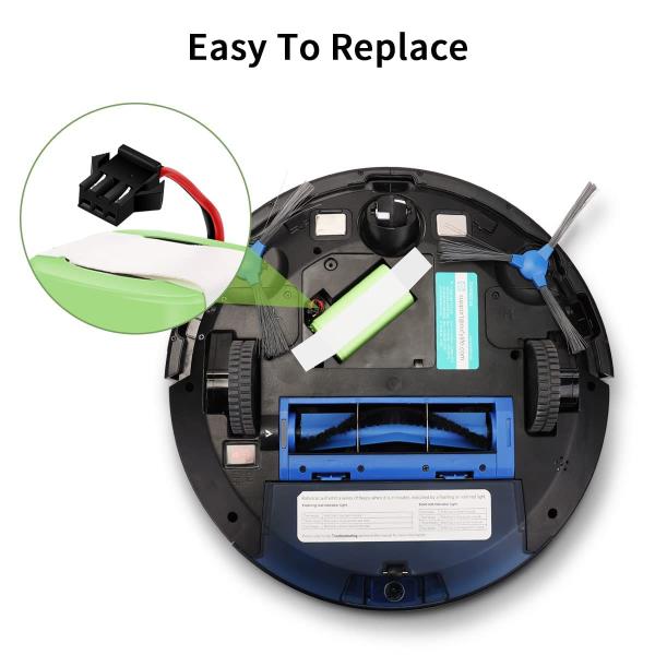 Imagem de Bateria Recarregável Li-ion 14.4V 2600mAh para Robôs Aspiradores Deebot, Eufy, RoboVac, Amarey