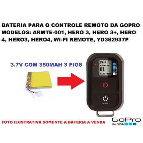 Imagem de Bateria remote Hero Wi-fi Para  Controle  3,7v 350mah