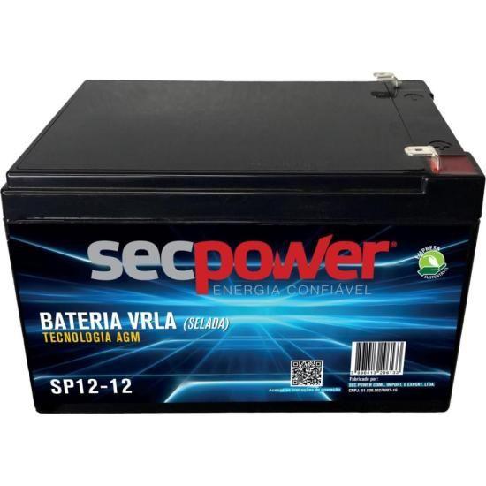 Imagem de Bateria Selada 12V 12Ah SP12-12 SecPower