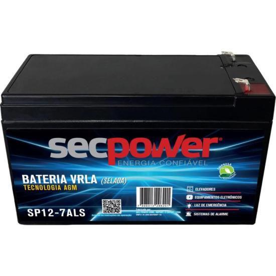 Imagem de Bateria Selada 12V 7Ah SP12-7ALS SecPower