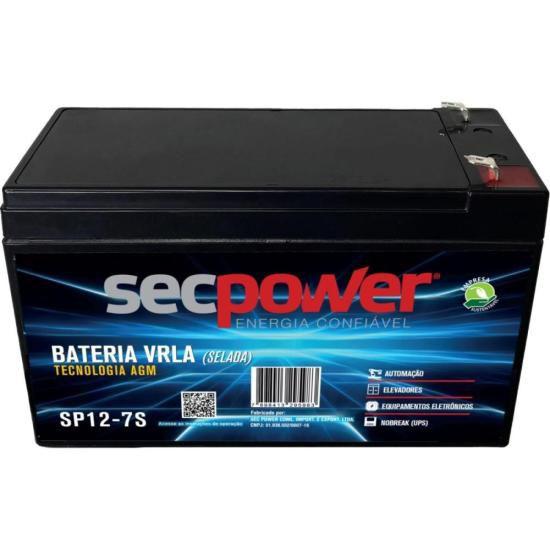 Imagem de Bateria Selada 12V 7Ah SP12-7S SecPower