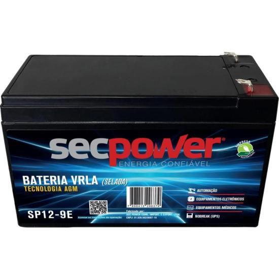 Imagem de Bateria Selada 12V 9Ah SP12-9E SecPower