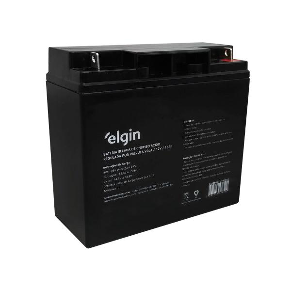 Imagem de Bateria Selada Elgin, P/ Nobreak, VRLA, 12V 18Ah - 82314