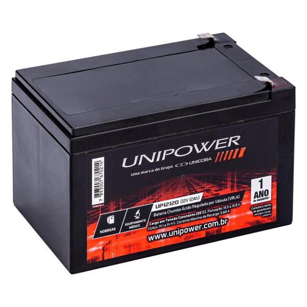 Imagem de Bateria Selada para Nobreak - 12V / 12Ah - Unipower UP12120