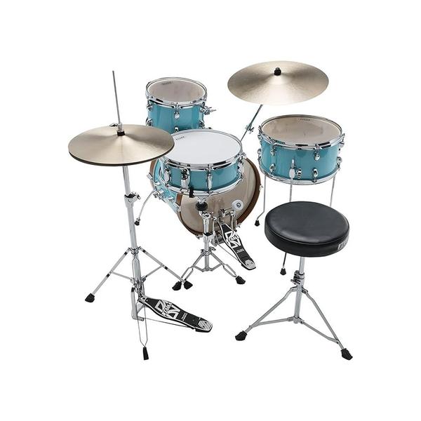 Imagem de Bateria Shell Pack (4 Tambores) Azul Aqua Blue Tama Club-Jam LJK48S-AQB