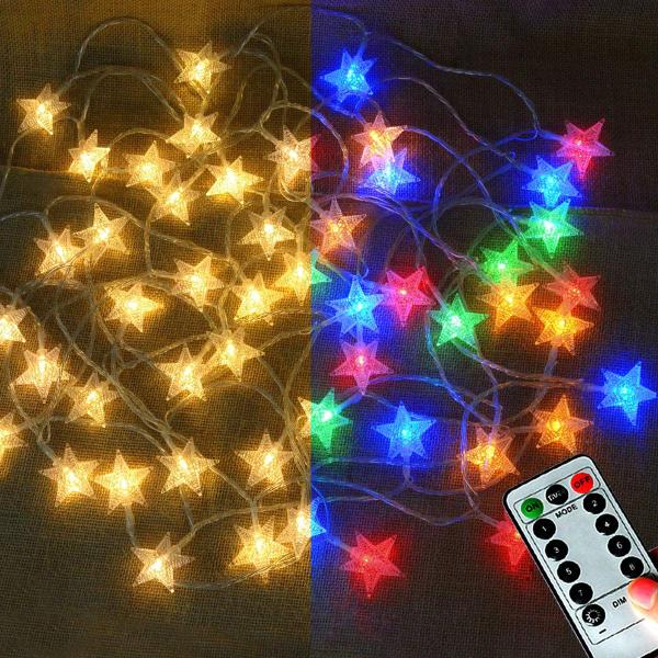 Imagem de Bateria Star Fairy Lights LAMPDREAM Abkshine 7,5 m 50LEDs