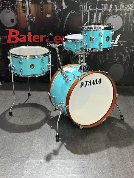 Imagem de Bateria Tama Club Jam LJK48S Aqua Blue 18/10/14/13cx Extensor  Mersawa e Poplar