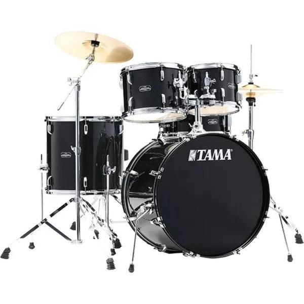 Imagem de BATERIA TAMA STAGESTAR 22" Black Night Sparkle Com Ferragens