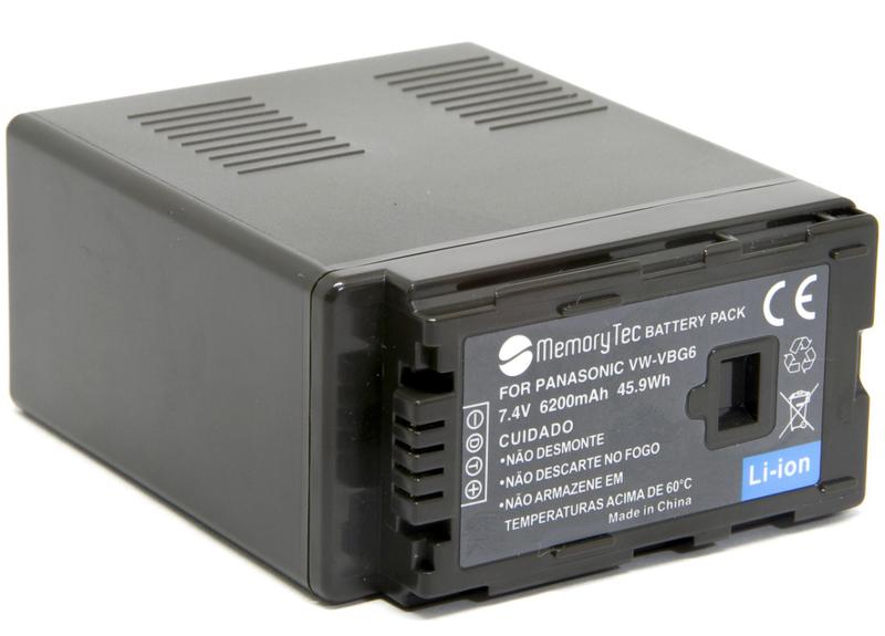 Imagem de Bateria VW-VBG6 para câmera digital e filmadora Panasonic AG-HMC70, AG-HMC40, AG-HMC150, AG-AC7
