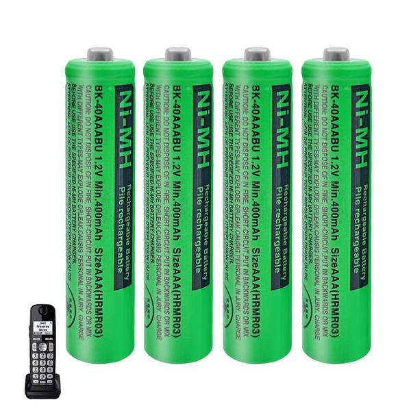 Imagem de Baterias AAA recarregáveis ZZWJBCYLE BK-40AAABU 400mAh 1,2V