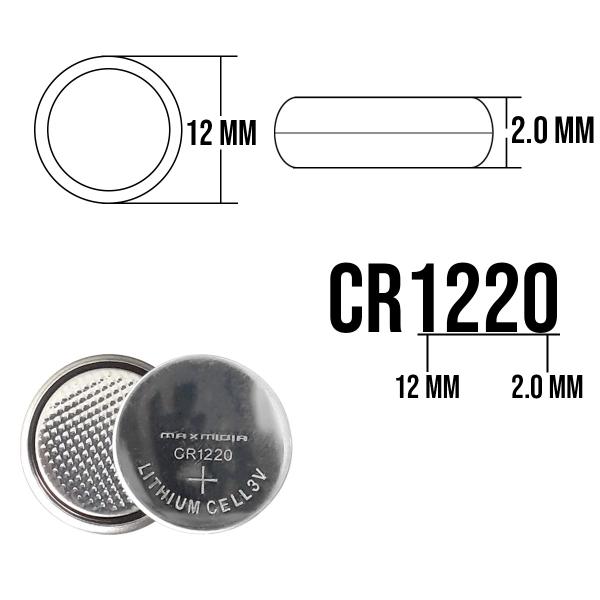 Imagem de Baterias Cr1220 3v Cartela Com 05 Unidades