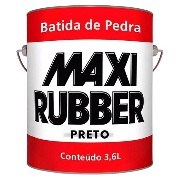 Imagem de Batida de Pedra Preto 3,6L Tinta Emborrachamento Maxi Rubber