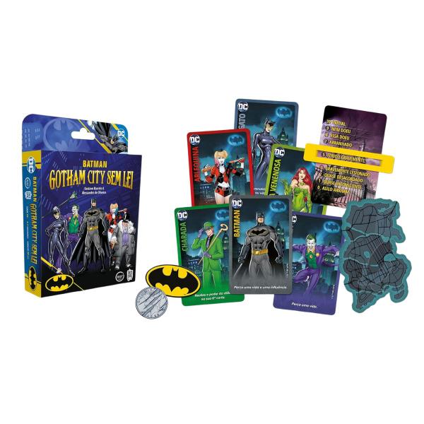 Imagem de Batman Gotham City Sem Lei Jogo de Cartas Across the Board