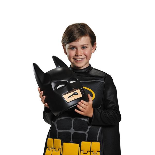 Imagem de Batman LEGO Movie Deluxe 6PC Costume Kids tamanho M 7/8