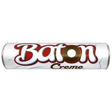 Baton 30x16g creme - Garoto Imagem de Baton 30x16g creme
