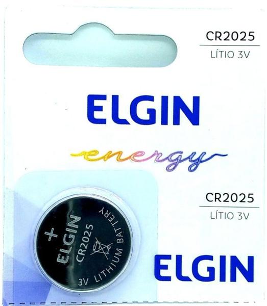 Imagem de Battery Elgin CR 2025 Lithium 3V CR2025 Blister 5 Pilhas