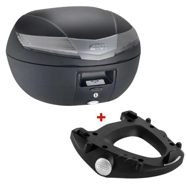 Imagem de Baú 40L Givi Monokey V40nt Lente Fumê + Base M5 Givi