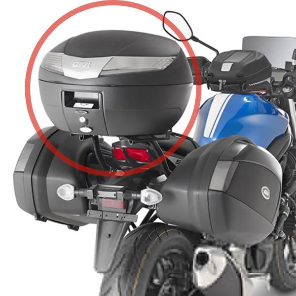 Baú 40L Givi Monokey V40nt Lente Fumê Imagem de Baú 40L Givi Monokey V40nt Lente Fumê