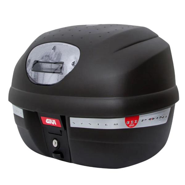 Imagem de Bau Bauleto Givi 33 Litros Point Fumê Monolock Universal