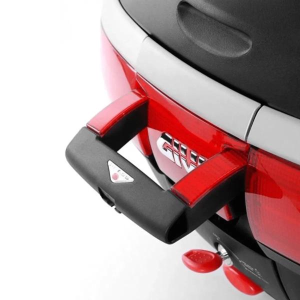 Imagem de Baú Bauleto Givi 52 Litros E52n Maxia Monokey Top Case Vermelho + Base M5 Givi