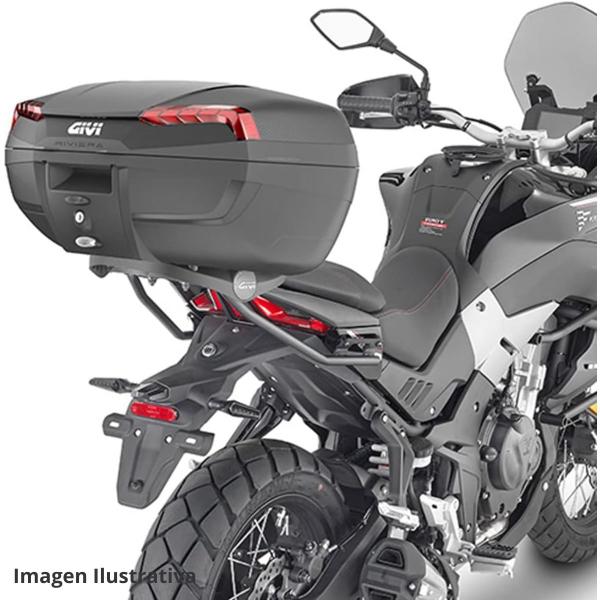 Imagem de Baú Bauleto Givi E46 Tech Rivera 46L Monolock Lente Vermelha