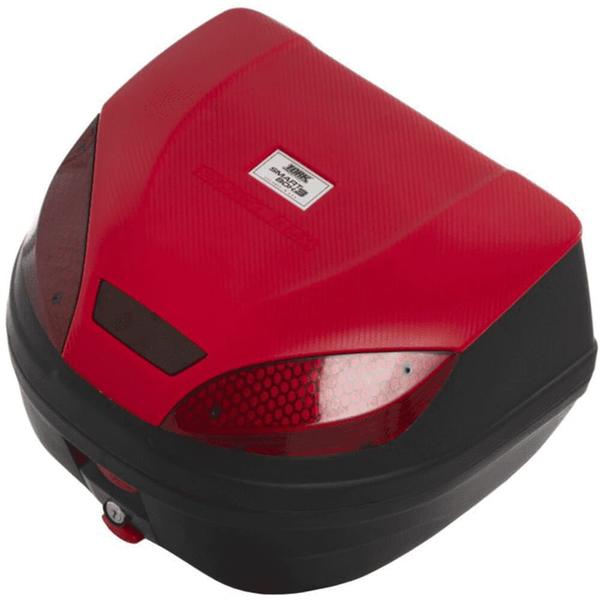 Imagem de Baú Bauleto para Moto 30 Litros Smartbox 3 Universal Com Refletor Traseiro Vermelho BP-10VM - Pro Tork