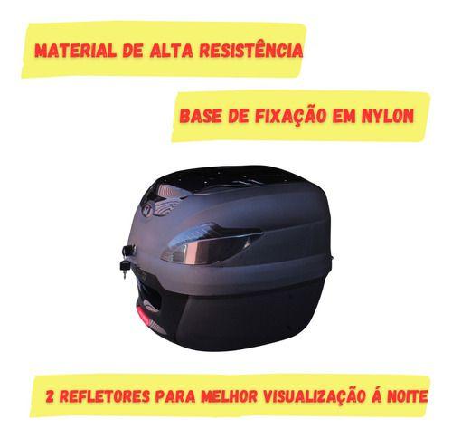 Imagem de Bau Bauleto Para Moto 41 Litros Com Base Universal Awa Proos