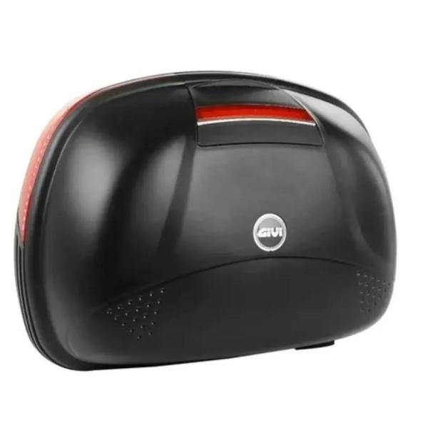 Imagem de Baú Givi 46 Litros Monokey E460 Vermelho + Base M5 Monokey