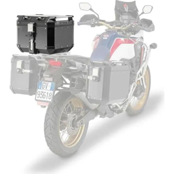 Imagem de Baú Givi Monokey Traseiro Trekker Outback 42L Obkn42b Preto + Base M5 Givi 