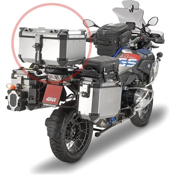 Imagem de Baú Givi Outback 58L + Rack Monokey BMW R 1200GS 13/18 / R 1250GS 2019+ SR5108