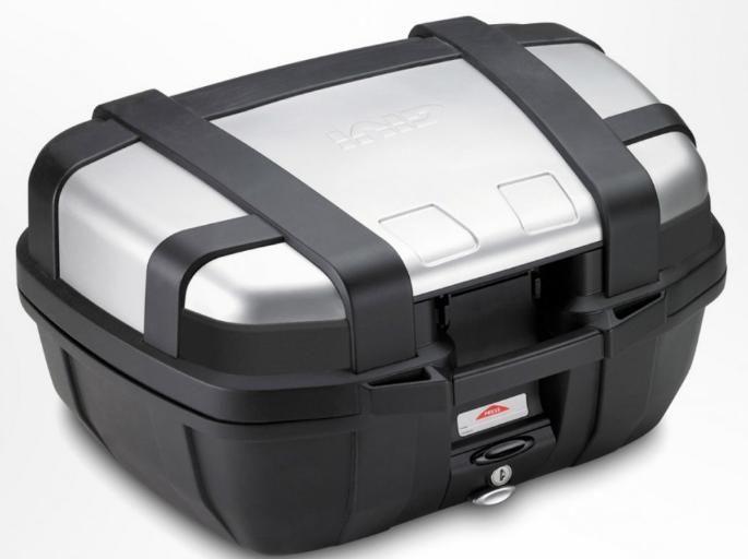 Imagem de Baú givi trekker 52 prata monokey