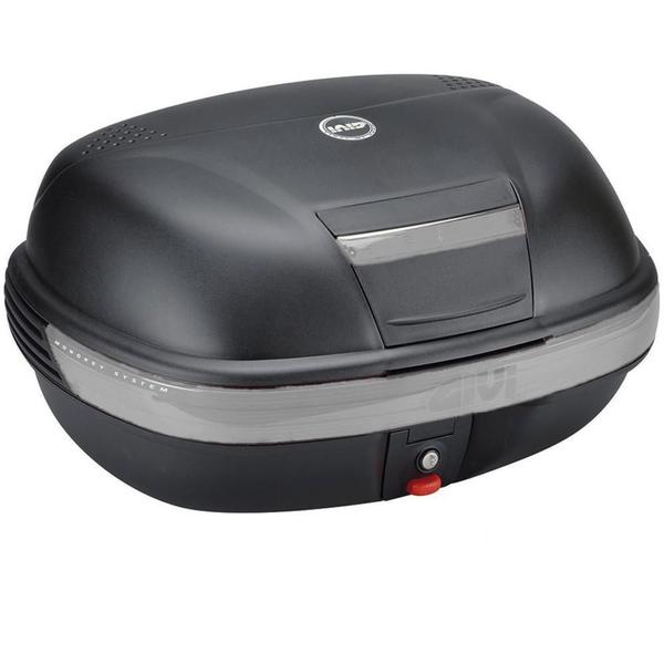 Imagem de Bau Traseiro Givi E460Nt Preto Lentes Fume Monokey 46 Litros