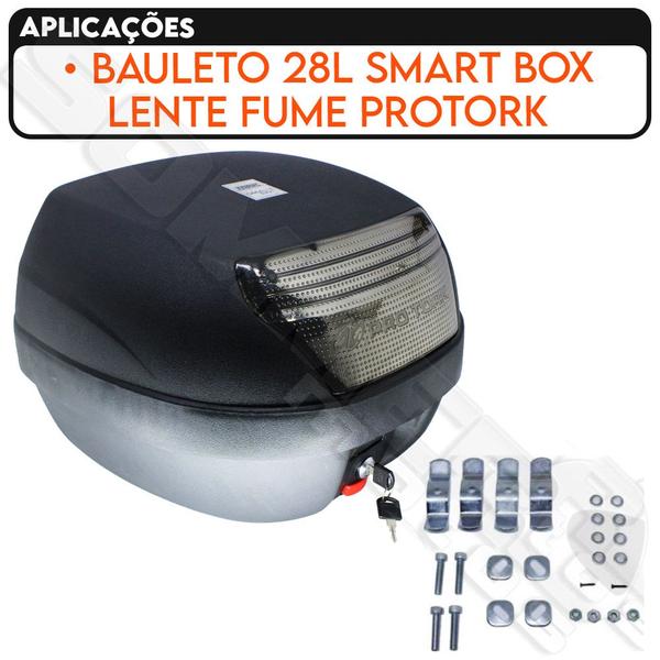 Imagem de Bauleto 28L Smar Box Lente Fume - Bp-03Fm - Protork