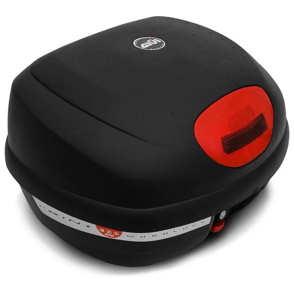 Imagem de Bauleto 33 litros point lente vermelha monolock givi e33n