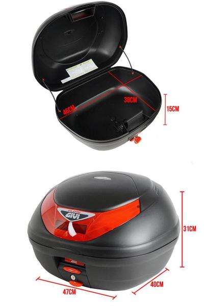 Bauleto 35 Monolock Flow Givi E350N Imagem de Bauleto 35 Monolock Flow Givi E350N