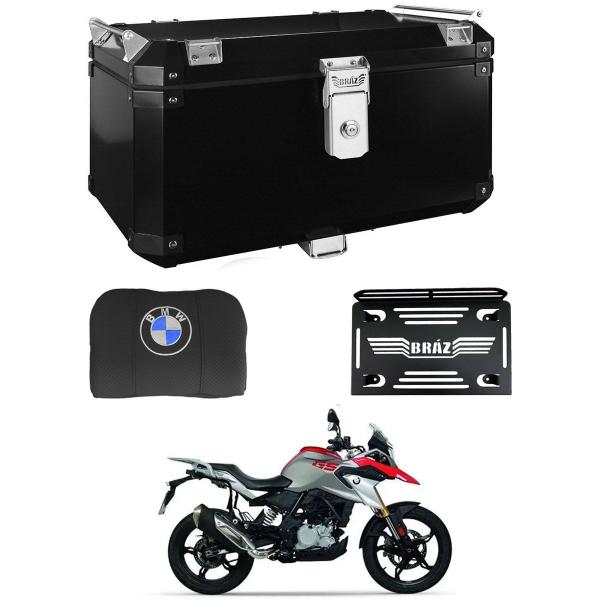 Imagem de Bauleto Atacama 55L G 310 GS Aluminio Preto Top Case Bráz