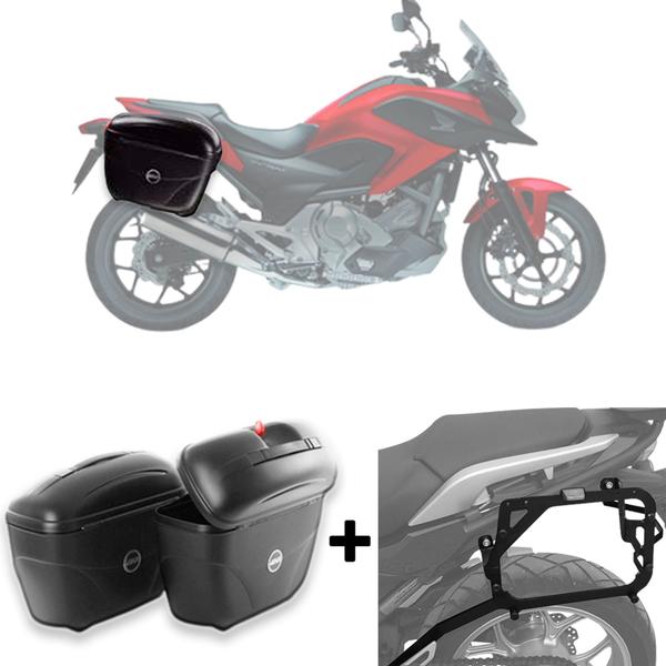 Imagem de Bauleto Givi E21 + Sup. Baú Lat. Honda Nc 700/750x 2016-2021