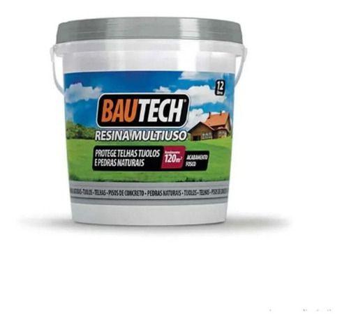 Imagem de Bautech Resina Acrilica Multiuso 12l Fosco Incolor Base Água