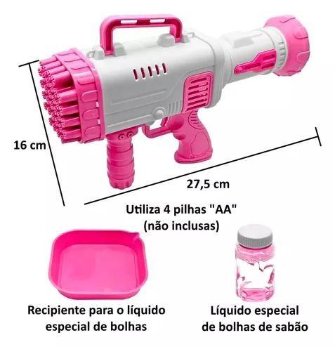 Imagem de Bazuka Lança Bolhas de Sabão Art Brink Cor Rosa