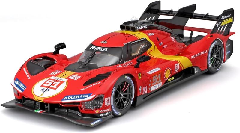 Imagem de Bburago 1:24 Ferrari 499P LMH (2023) Modelo Die-Cast Detalhado