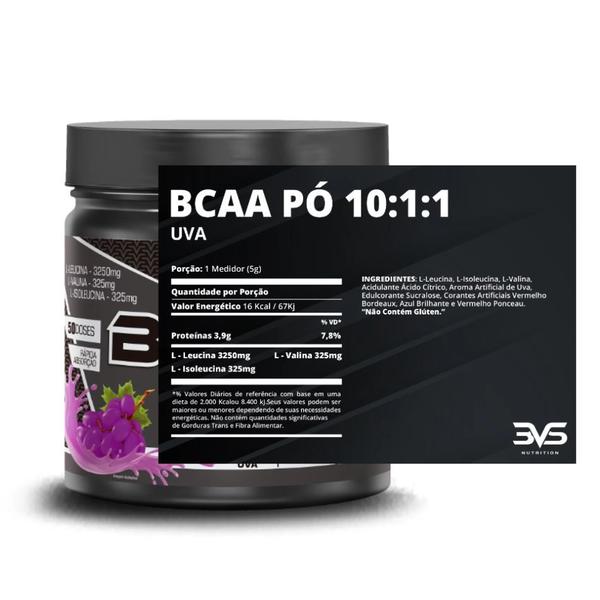 Bcaa 10:1:1 Uva 300g - 3VS Imagem de Bcaa 10:1:1 Uva 300g - 3VS