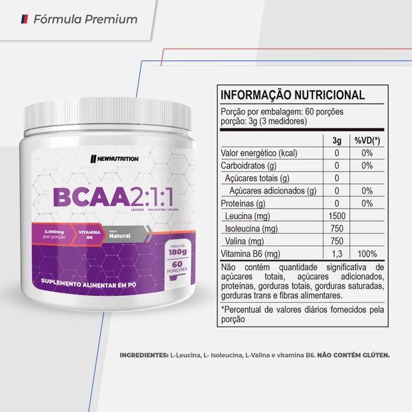 Imagem de Bcaa 2:1:1 180g Natural