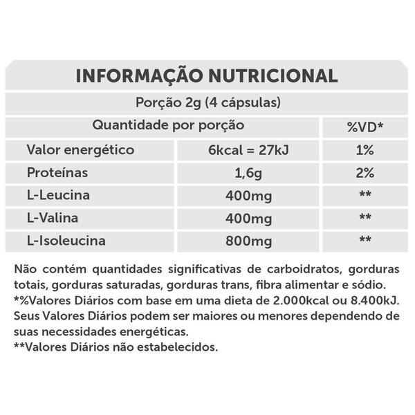 Imagem de BCAA 2400 200 cáps - BRN Foods