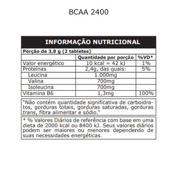 Imagem de Bcaa 2400 pote 120 tabletes - probiótica